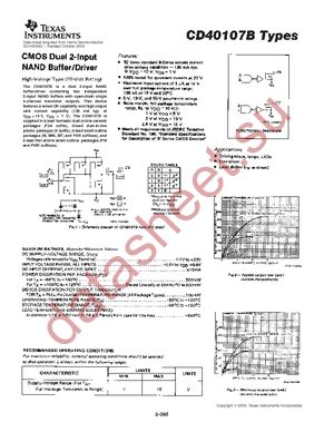 CD40107BM96 datasheet  